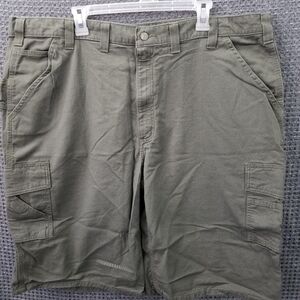 Carhartt Army Green Cotton Cargo Shorts Men's Size 44